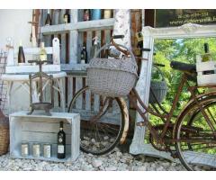 Provence bútor, fehér antikolt bútor