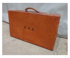 E.H.G. monogramos bőr bőrönd