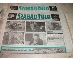 Szabad Föld Független Társadalmi és Családi Hetilap 1994-95!