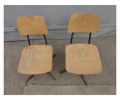 Forgós iskolai szék 2 db