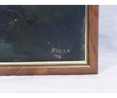 3135 Rózsa György ülő női akt 1981