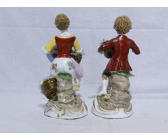 6556 Kardos Meisseni porcelán szobor pár