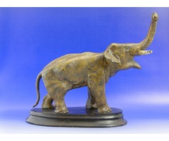 6992 Antik bécsi bronz elefánt XIX. század