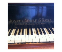 Josef&Adolf Gössl zongora (1900)