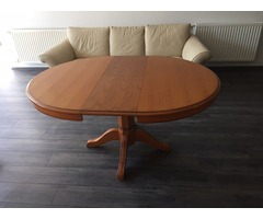 Tömör cseresznyefa asztal (kihúzható)