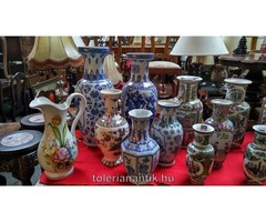 Ázsiai porcelán váza többféle kapható