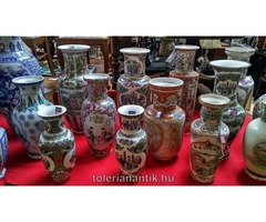 Ázsiai porcelán váza többféle kapható