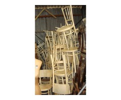 Fehér vaxolt székek
