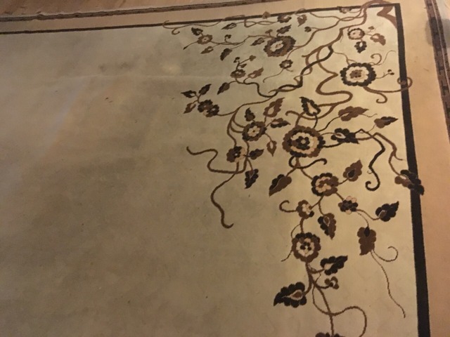 Hatalmas, gyönyörű perzsa szőnyeg, bézs színű, 295x385