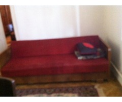 Szép állapotban lévő régi kanapé két fotellel