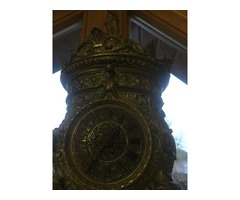 Antik Bronz kandalló óra