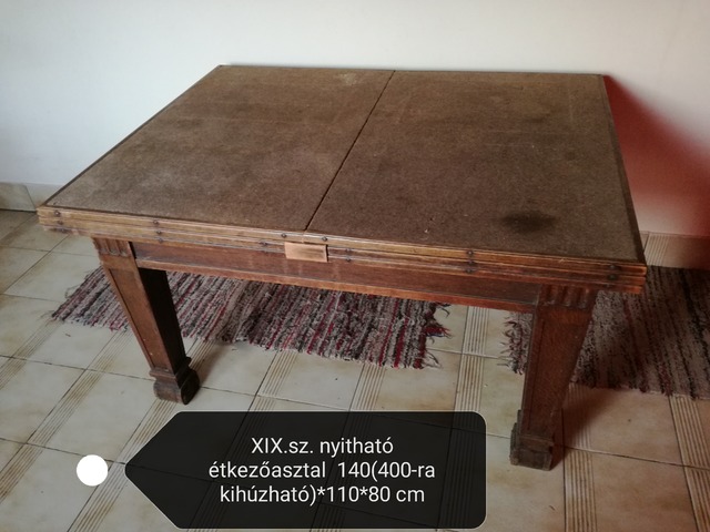 régi asztal a látáshoz