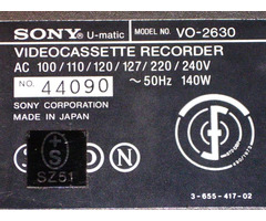 Sony U-matic videómagnó