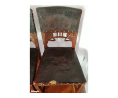 Antik Ó-német bőr székek az 1800-as évek végéről eladók