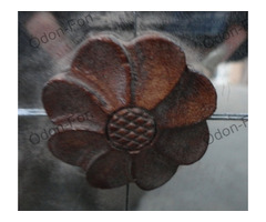 6 kazettás antikolt tükör rozettákkal