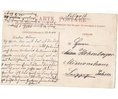 Képeslap Német tábori posta 1918