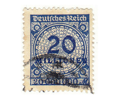 Német birodalom forgalmi bélyeg 1923