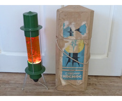 Antik retro orosz Kocmoc láva lámpa ritkaság ipari loft