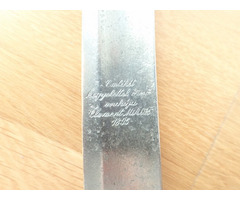 1837 M, tulajdonosi feliratos, extra ívű gyalogostiszti szablya