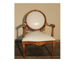 A114 Aranyozott Francia barokk karfás székek