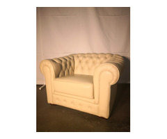 A115 Eredeti chesterfield bőr fotel