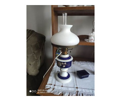 Wallendorf porcelán petróleum lámpa