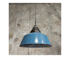 Vas-Fém Szarvasi ipari (kék) lámpa