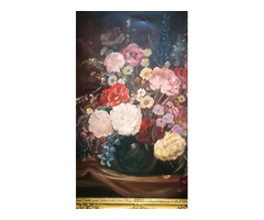 Virág csendélet- D.Benczúr Ida jelzéssel 60x80