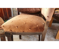 6 db egyfoma antik szék