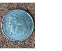 Magyarország Forgalomba került emlékérme Kossuth 5 forint 1947 VG