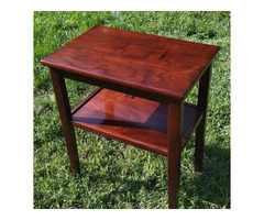 Antik kis asztal mahagóni dohányzó asztal, laptop asztal frissen felújítva! Csodaszép