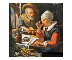 Flamand borivós festmény