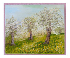 Tavaszi virágzás. Gustav Seitz Német festőművész, és szobrász hagyatékából.
