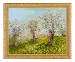 Tavaszi virágzás. Gustav Seitz Német festőművész, és szobrász hagyatékából.