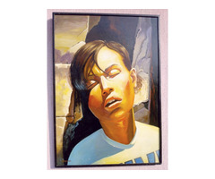 Vágy. Pécz Zoltán Hormiga festménye. Az elitéltből lett elismert nemzetközi művész alkotása
