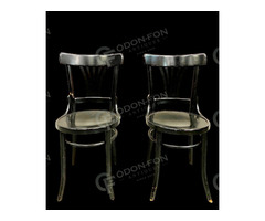 Fekete Thonet jellegű szék pár