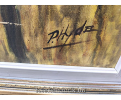 Arany blonderkeretes festmény (Vizimalom)