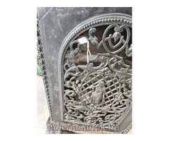 Régi díszes vaskáyha