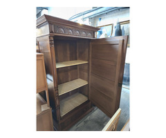 Ónémet egyajtós tükrös polcos szekrény