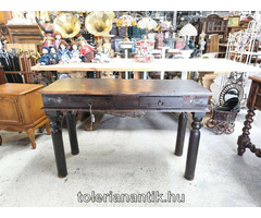 Spanyol kétfiókos konzolasztal