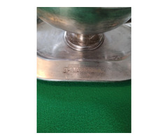 Pannonia alpakka szószos kiöntő tálcával