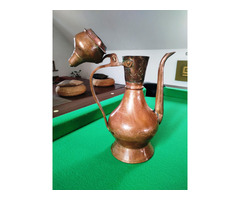 Réz vintage keleti stílusú kávé teáskanna 22 cm