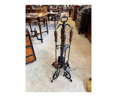 Antik Kandalló tisztító készlet.