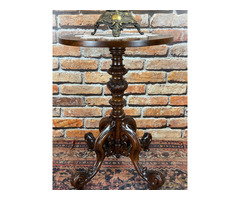 Felújított Barokk asztal, posztamens.