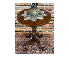 Felújított Barokk asztal, posztamens.