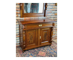 Restaurált Ónémet félszekrény, komód 01.