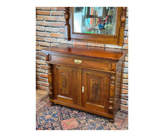 Restaurált Ónémet félszekrény, komód 01.