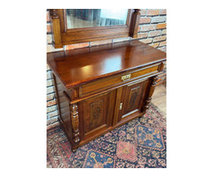 Restaurált Ónémet félszekrény, komód 01.