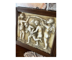 Antik relief, terrakotta dombormű.