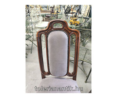 Neobarokk szék világosbarna kárpittal 6 db